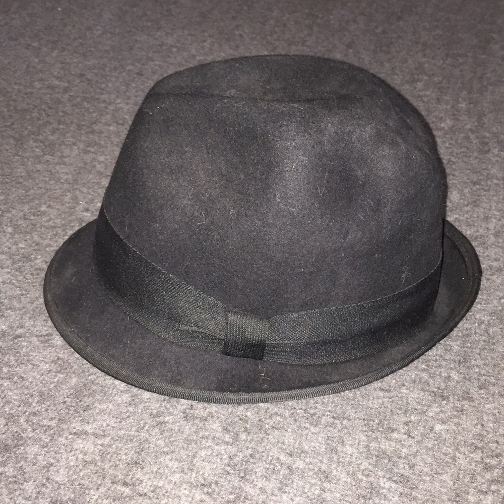 Black Wool J.Crew NEW Fedora Hat